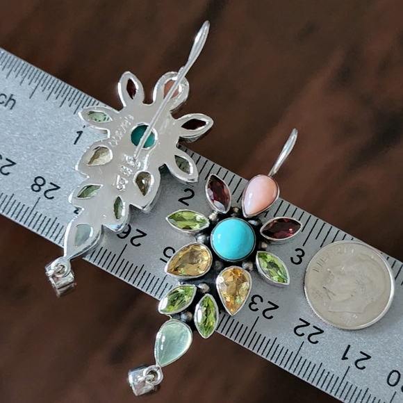 NICKY BUTLER LIMITED EDITION RAJ COLLECTION 925 Sterling Silver NB Earrings 3